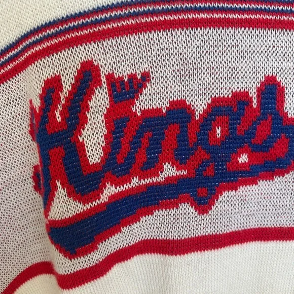 Vintage Cliff Engle 90’s NBA Sacramento Kings Knit Sweater